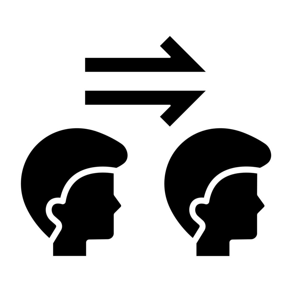 Cloning Icon Style vector