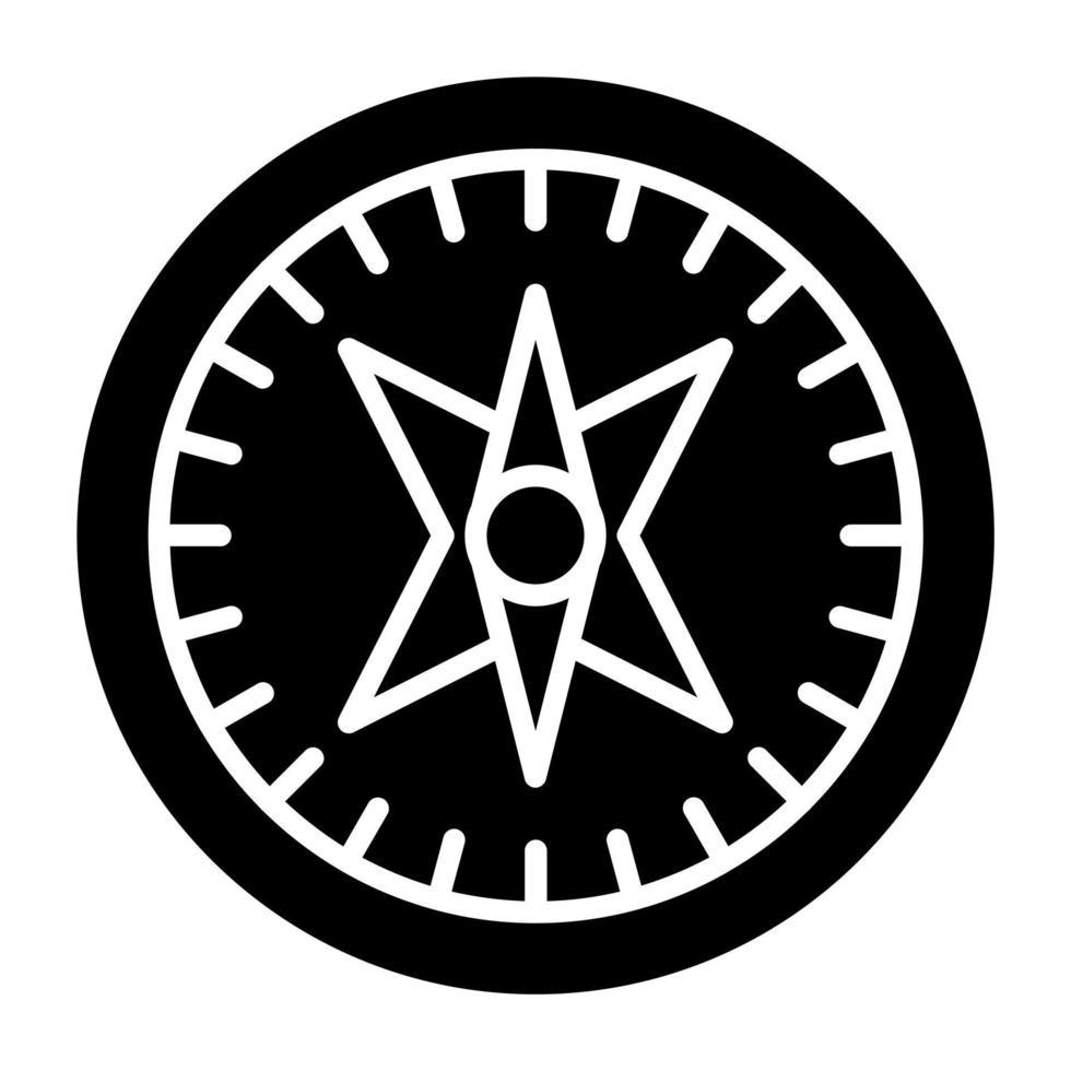 Compass Icon Style vector