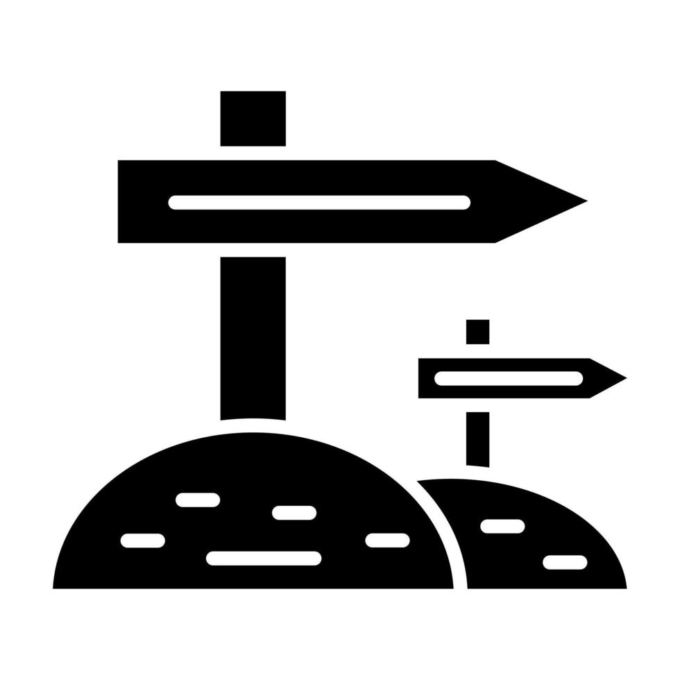 Desert Direction Icon Style vector