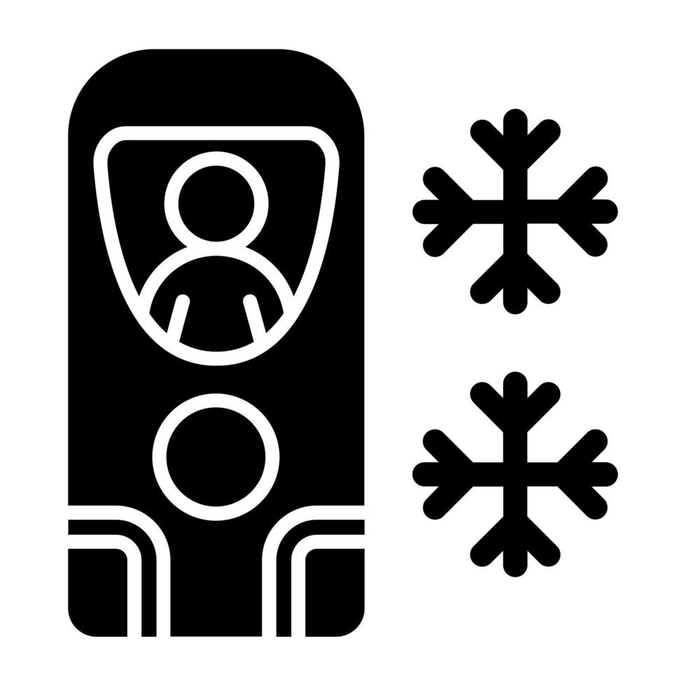 Cryonics Icon Style vector