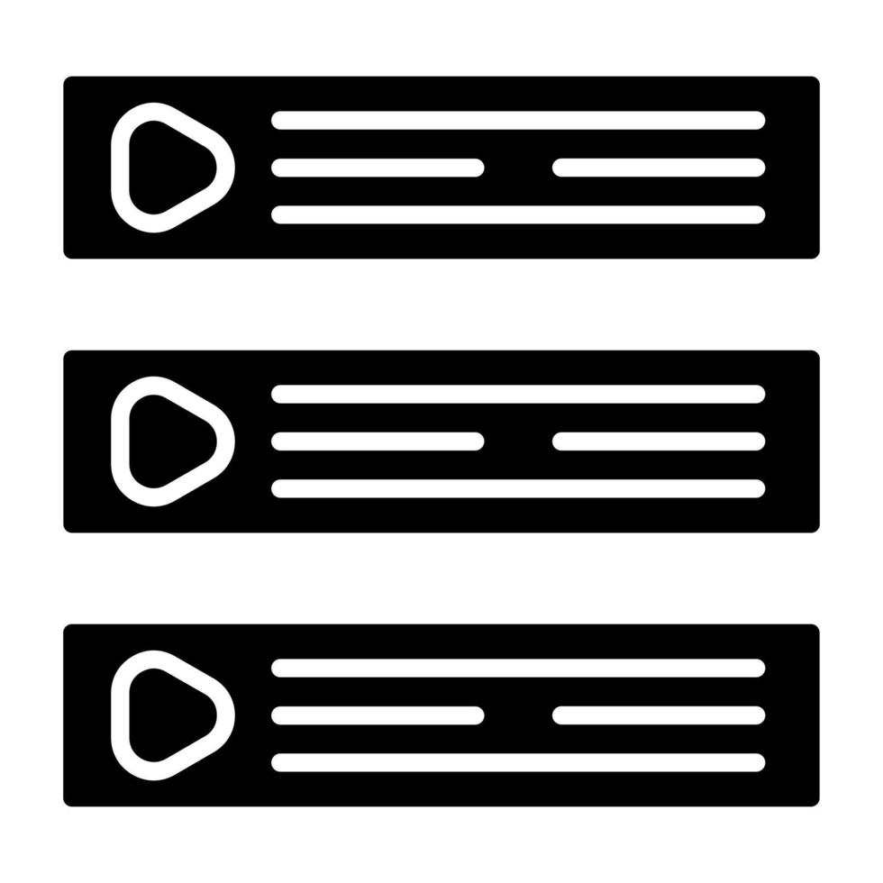 Episode Icon Style vector