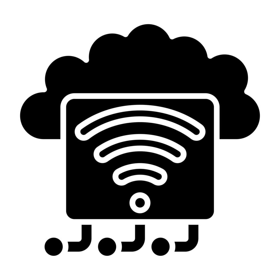 Internet of Things Icon Style vector