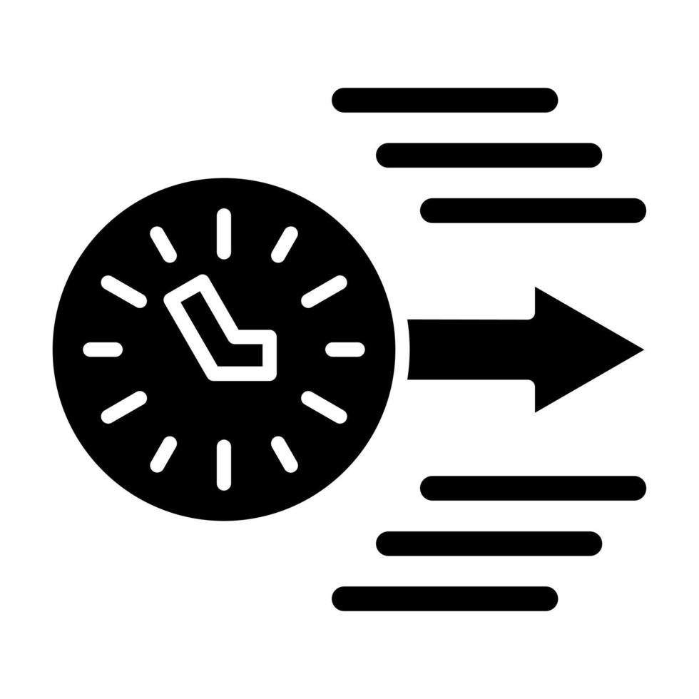 Moving Forward Icon Style vector
