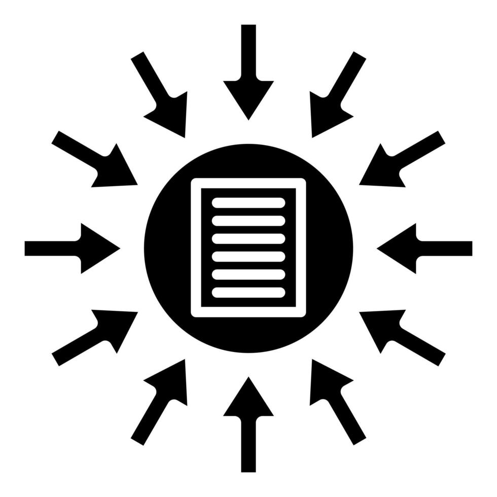 Direct Response Copywriting Icon Style vector