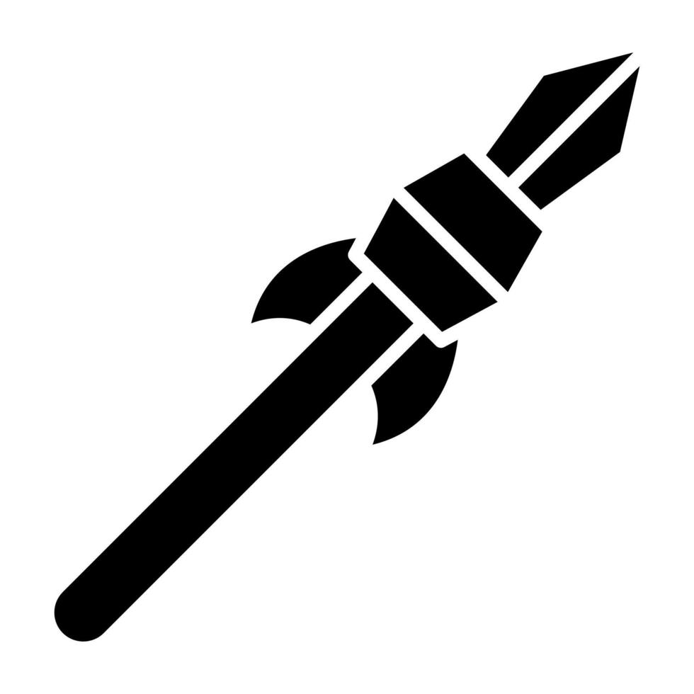 Javelin Icon Style vector