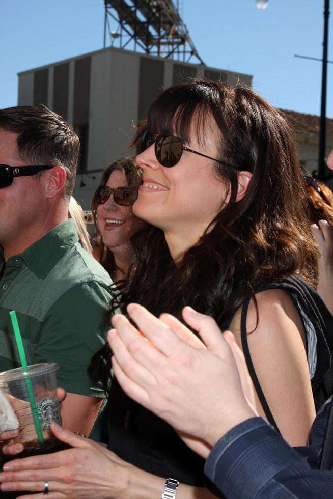 Liz Vassey at  the Hollywood Walk of Fame Star Ceremony for WIlliam Petersen in front of Mussos  Franks Resturant in Los Angeles CA on February 3 20092008 photo
