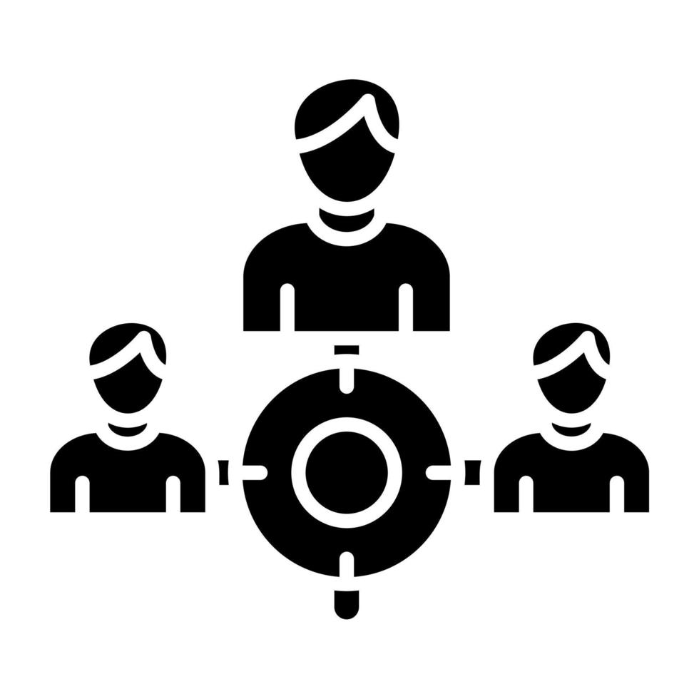 Engaging With Audience Icon Style vector