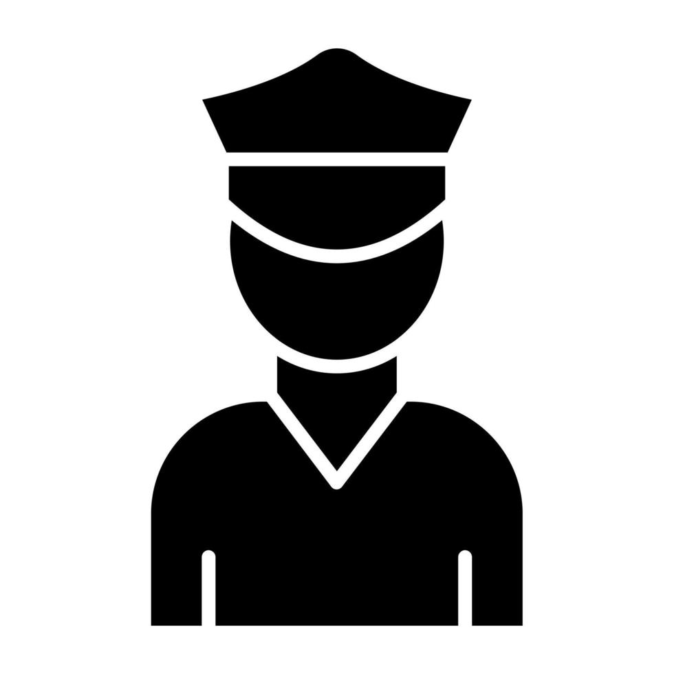 Gate Keeper Icon Style vector