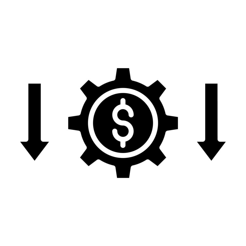 Low Income Icon Style vector