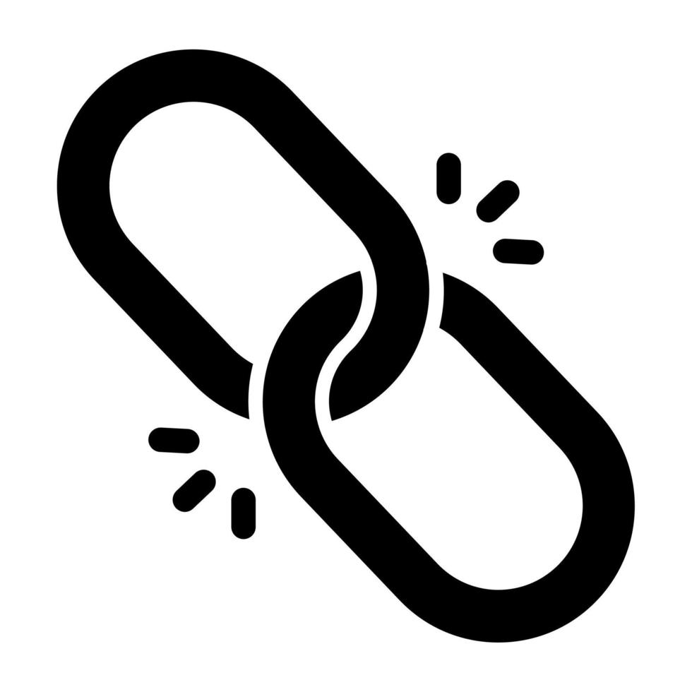 Link Icon Style vector