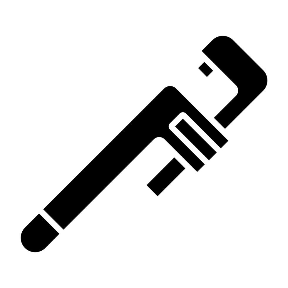 Adjustable Wrench Icon Style vector