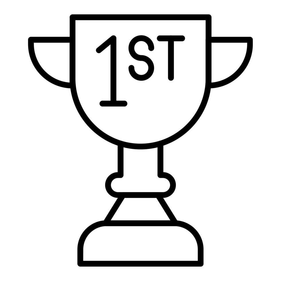First Prize Icon Style vector