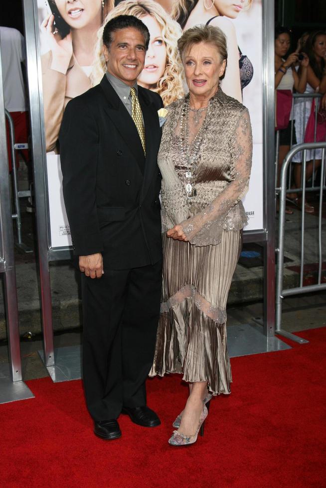 Corky Ballas  Cloris Leachman arriving at the premiere of The Women at Manns Village Theater in WestwoodCA onSeptember 4 20082008 photo