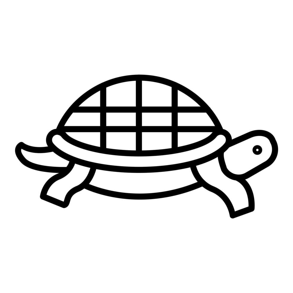 mar Tortuga icono estilo vector