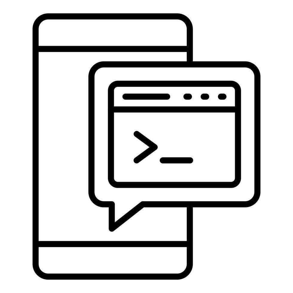 Command Line Icon Style 21211182 Vector Art at Vecteezy