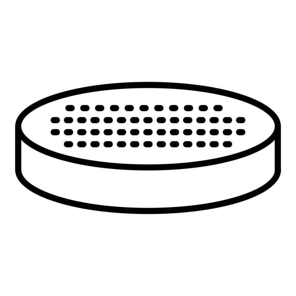 Petri Dish Icon Style vector