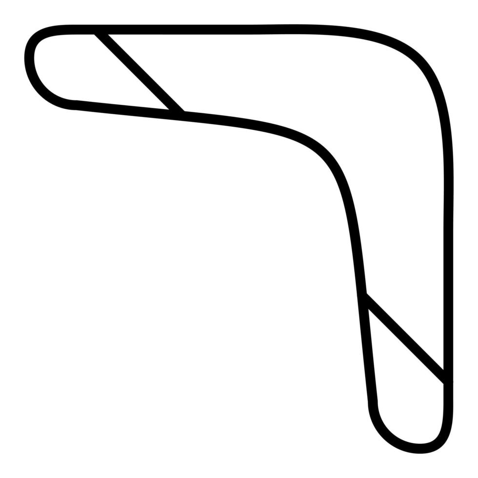 Boomerang Icon Style vector