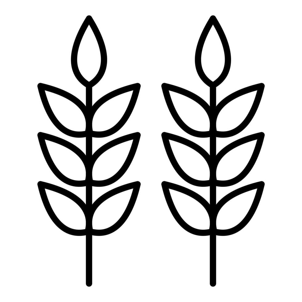 Crops Icon Style vector