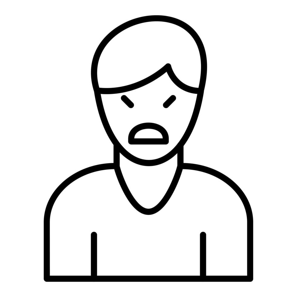 Passive Aggressive Personality Disorder Icon Style vector