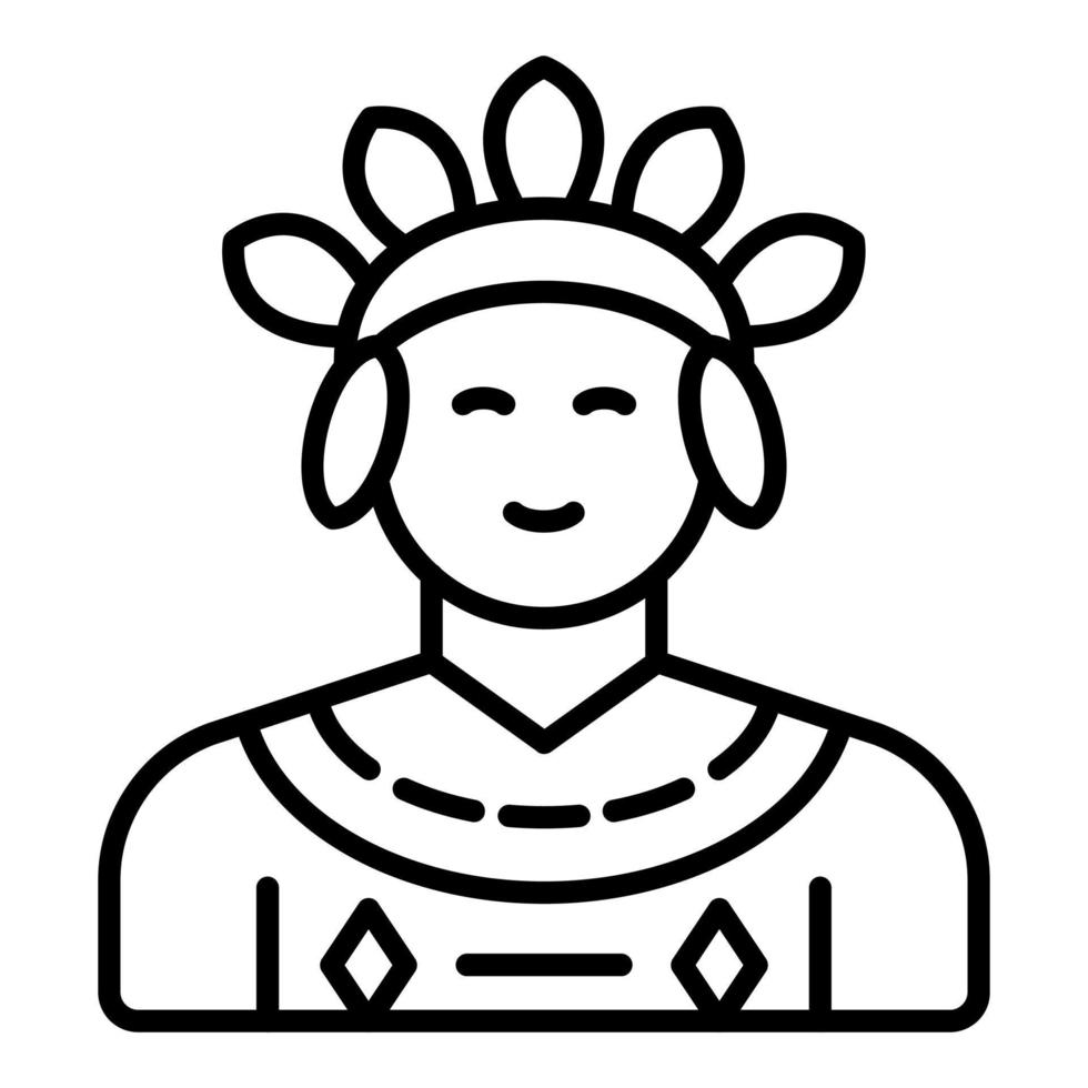 Shaman Icon Style vector