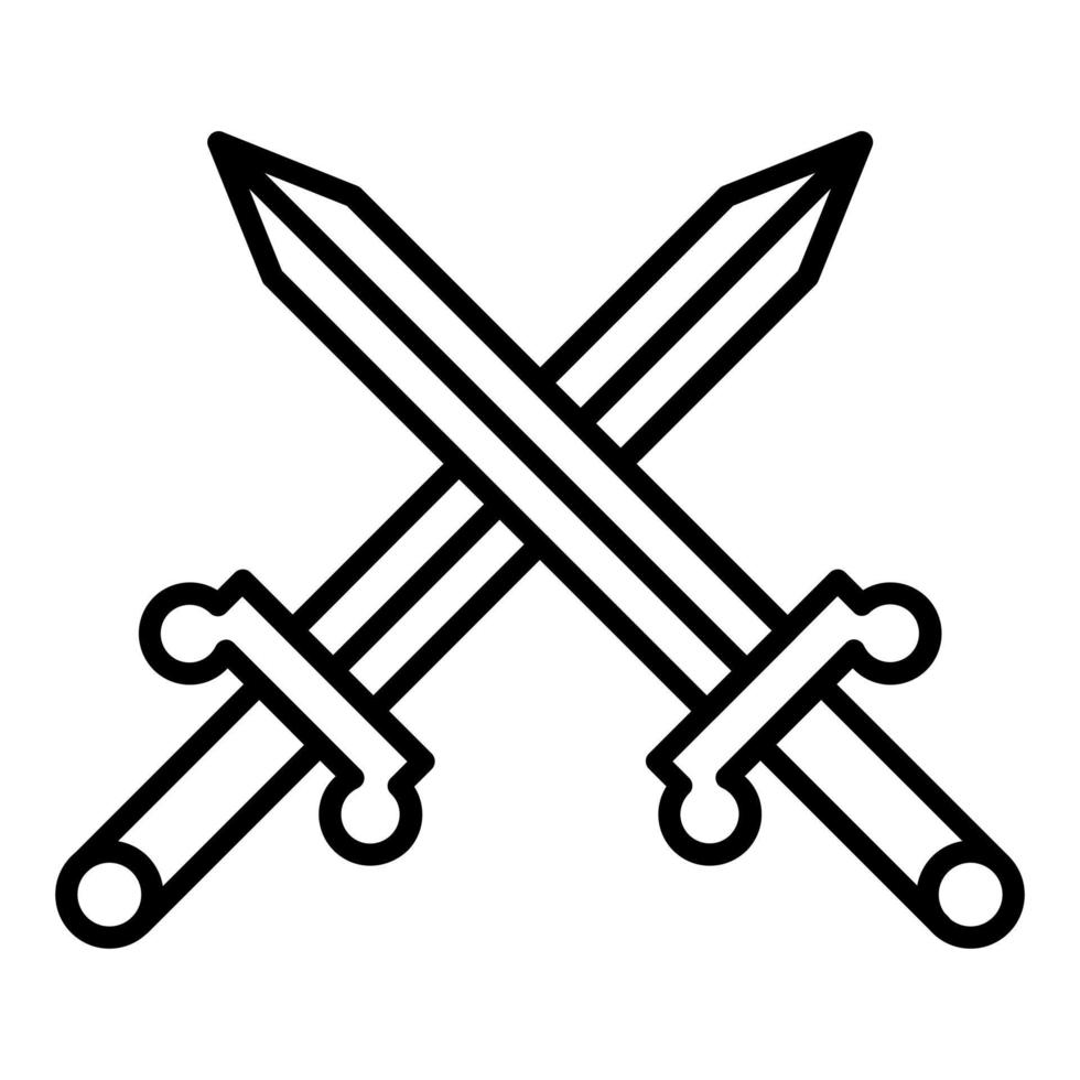 Sword Icon Style vector