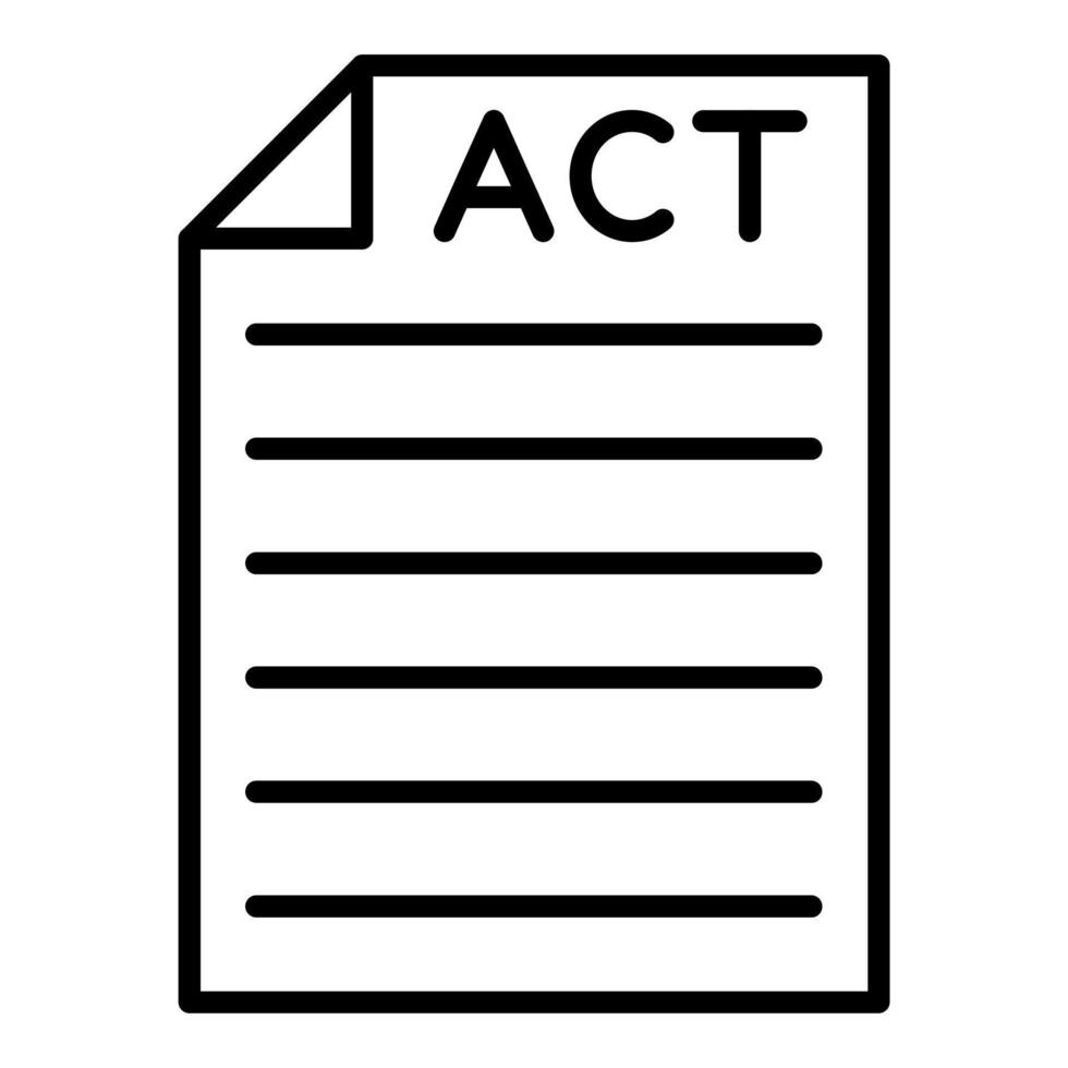 Act Icon Style vector