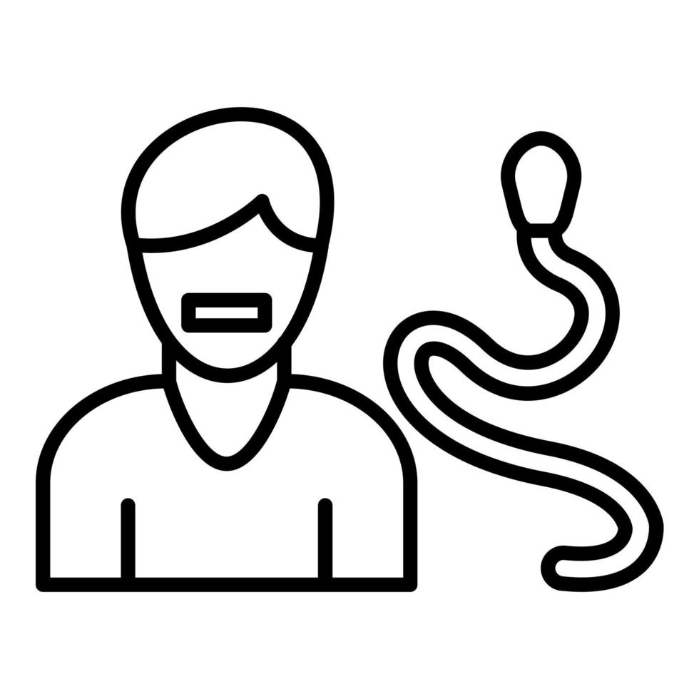 Fear Of Snakes Icon Style vector