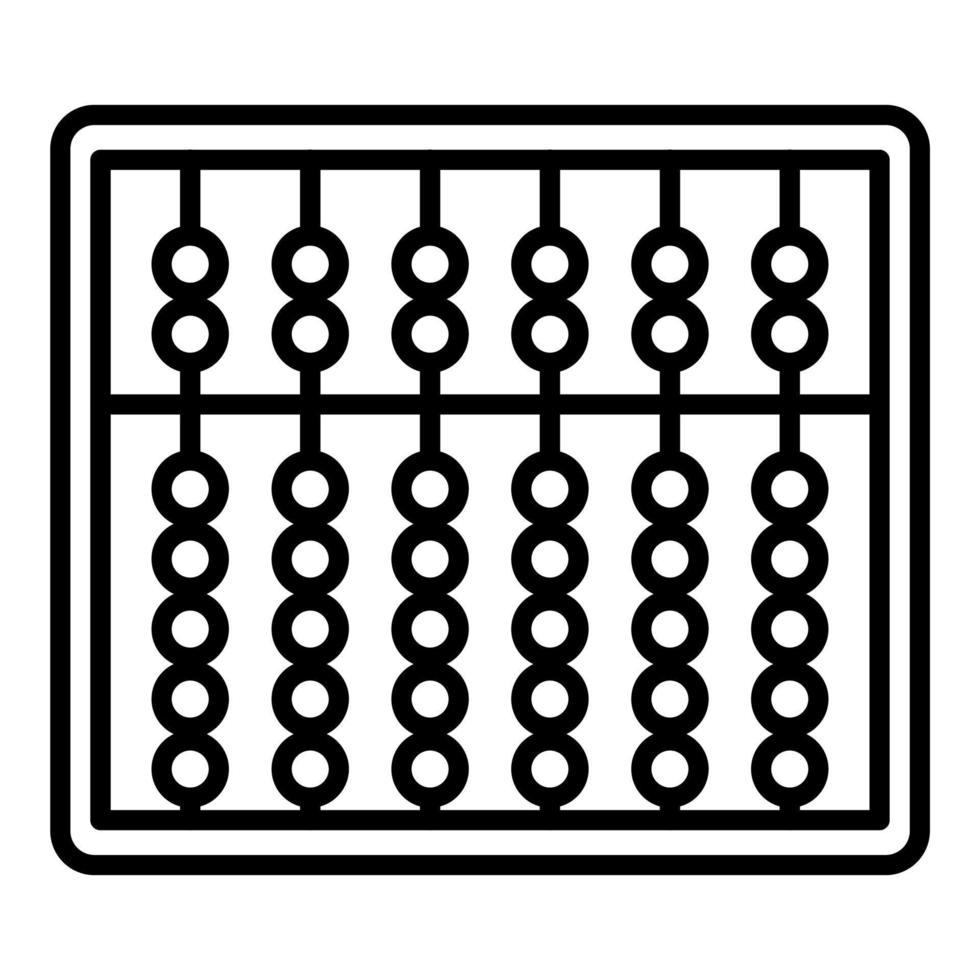 Abacus Icon Style vector