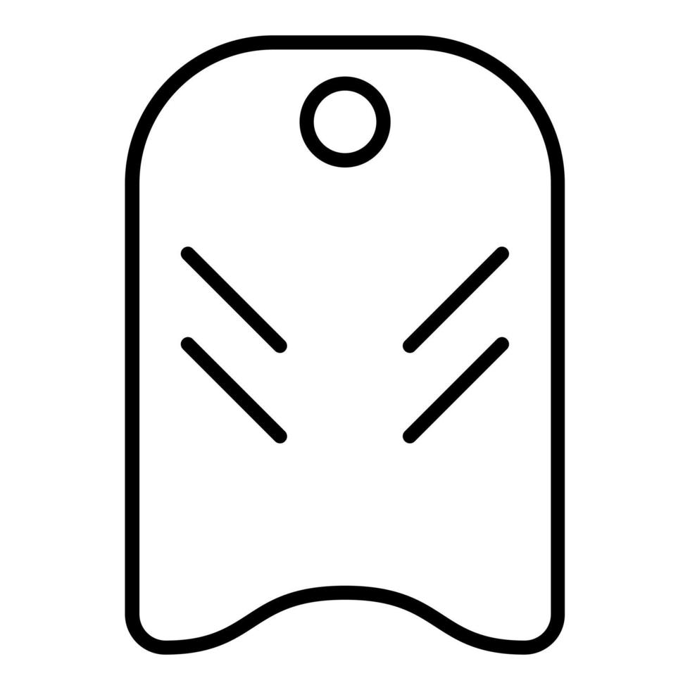 Bodyboarding Icon Style vector