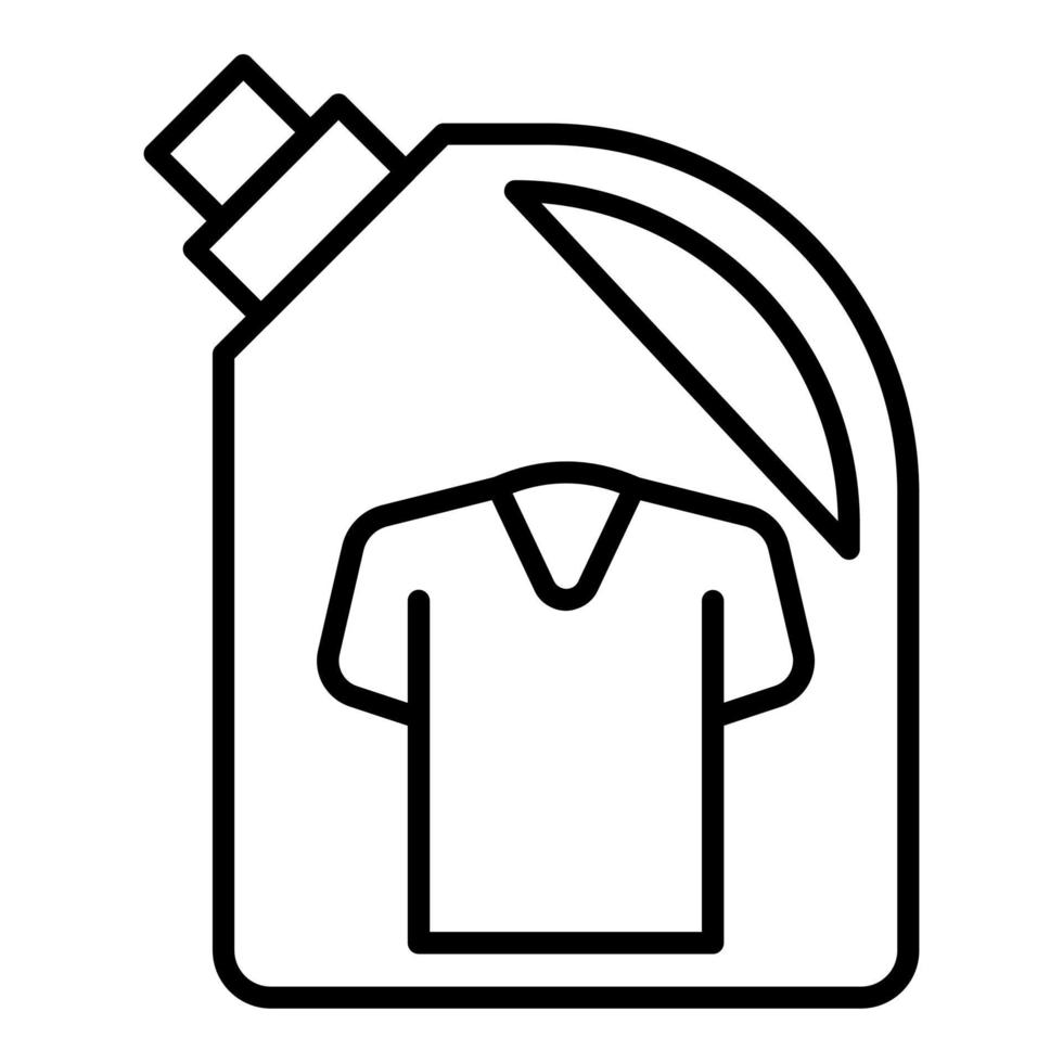Natural Laundry Detergent Icon Style vector