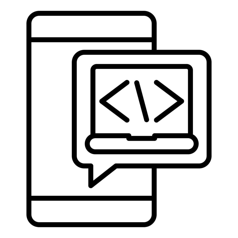 Dev Environment Icon Style vector