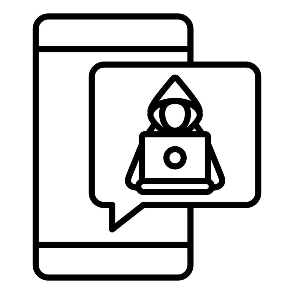 Hacker Icon Style vector