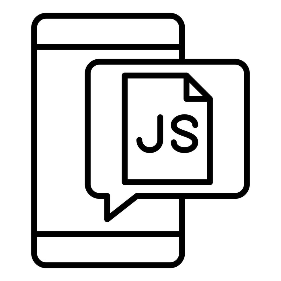 Javascript Icon Style 21212083 Vector Art at Vecteezy