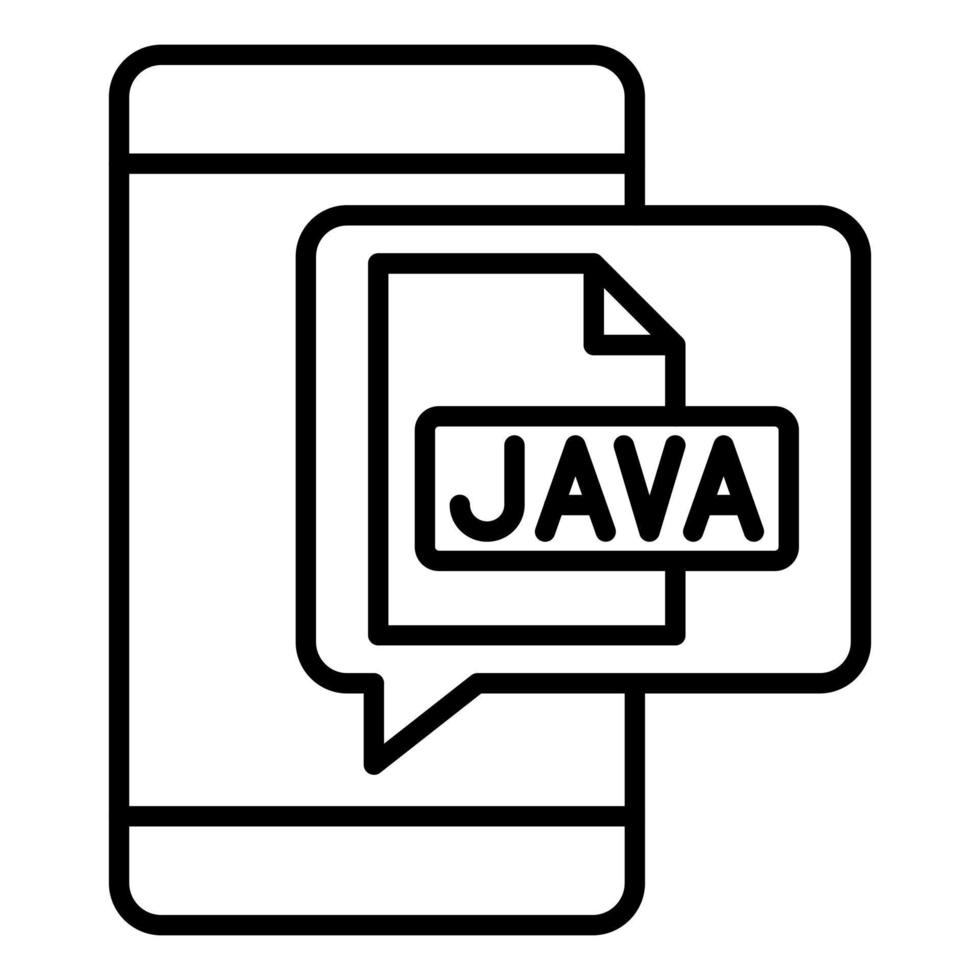 Java Icon Style vector