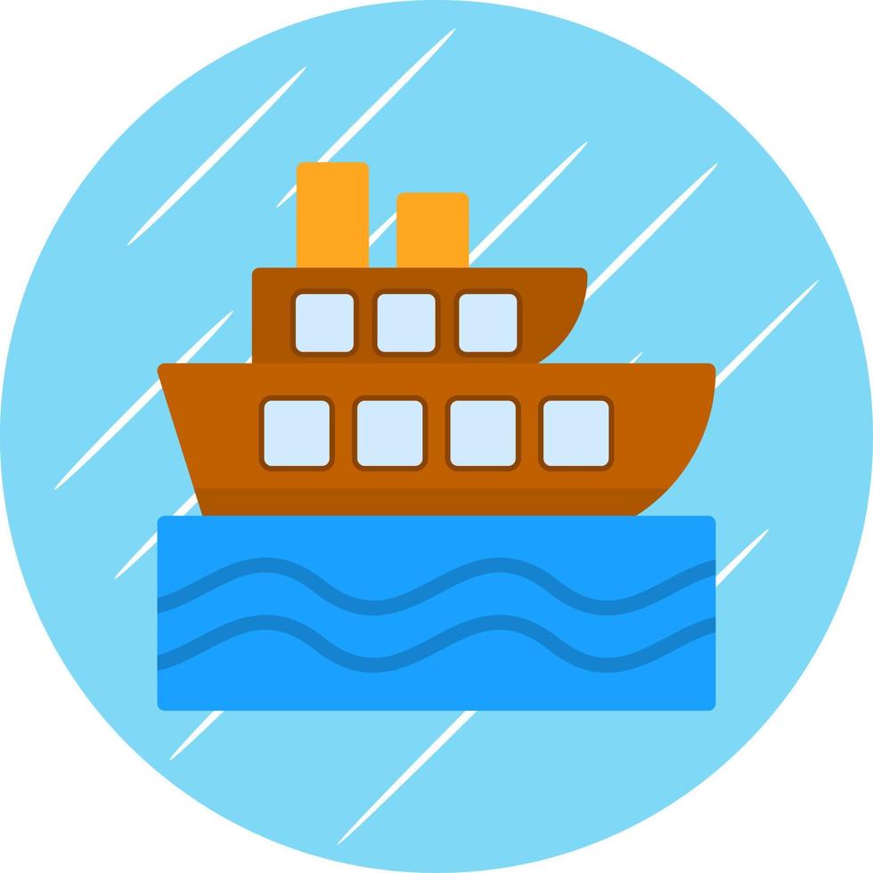 diseño de icono de vector de crucero