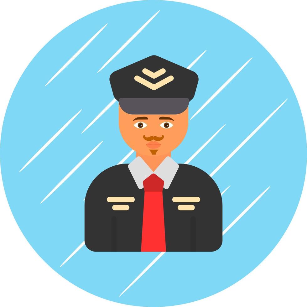 Pilot Vector Icon Design
