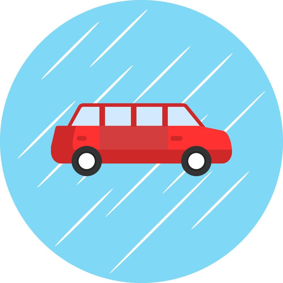 Limousine Vector Icon Design