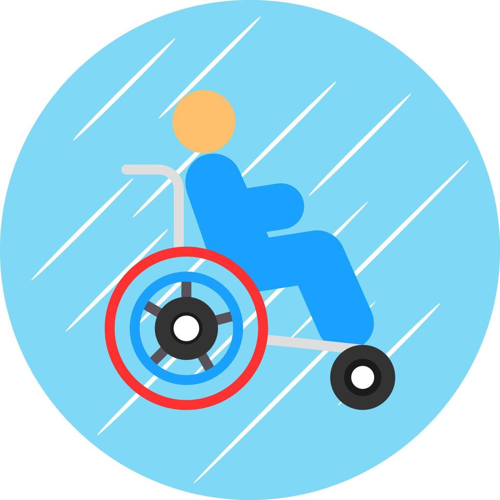 diseño de icono de vector de discapacidad