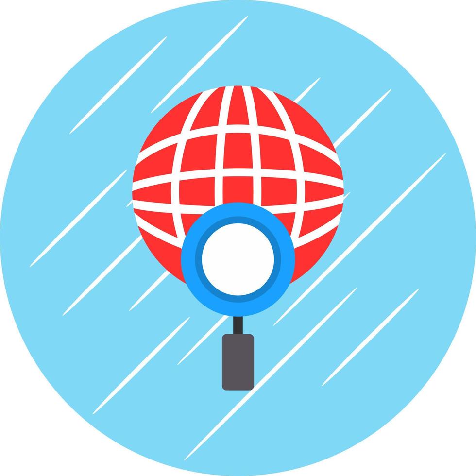 diseño de icono de vector de búsqueda global