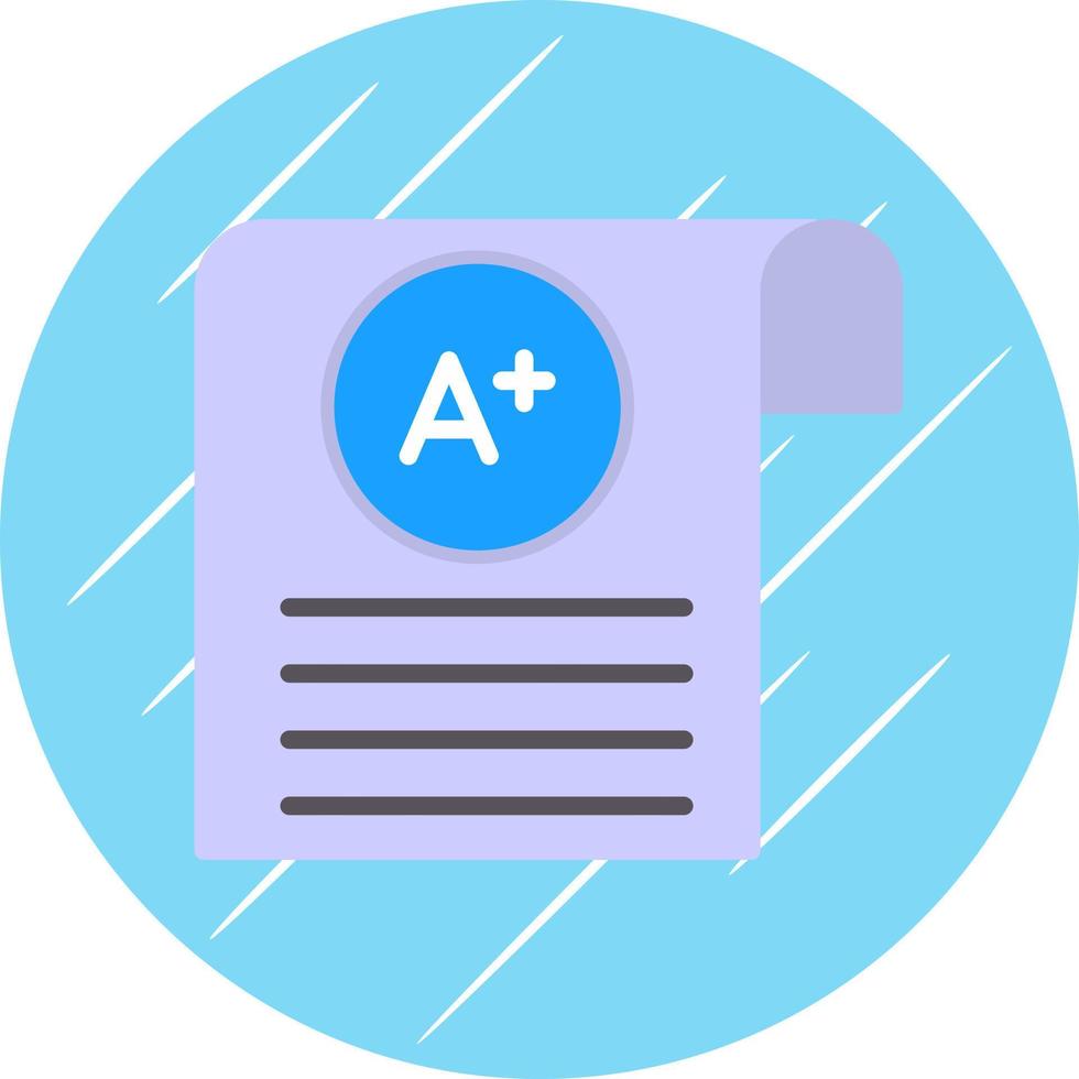 Student Grades Vector Icon Design