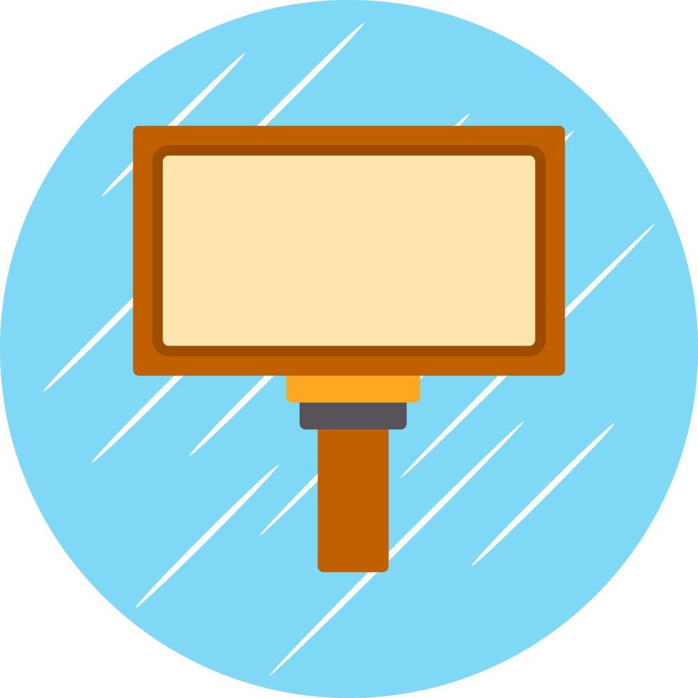 Hanging Billboard Vector Icon Design