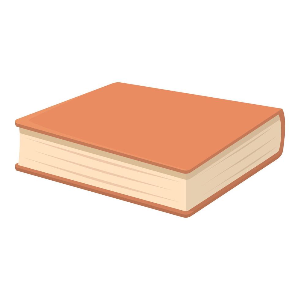 Red book icon cartoon vector. Open study vector