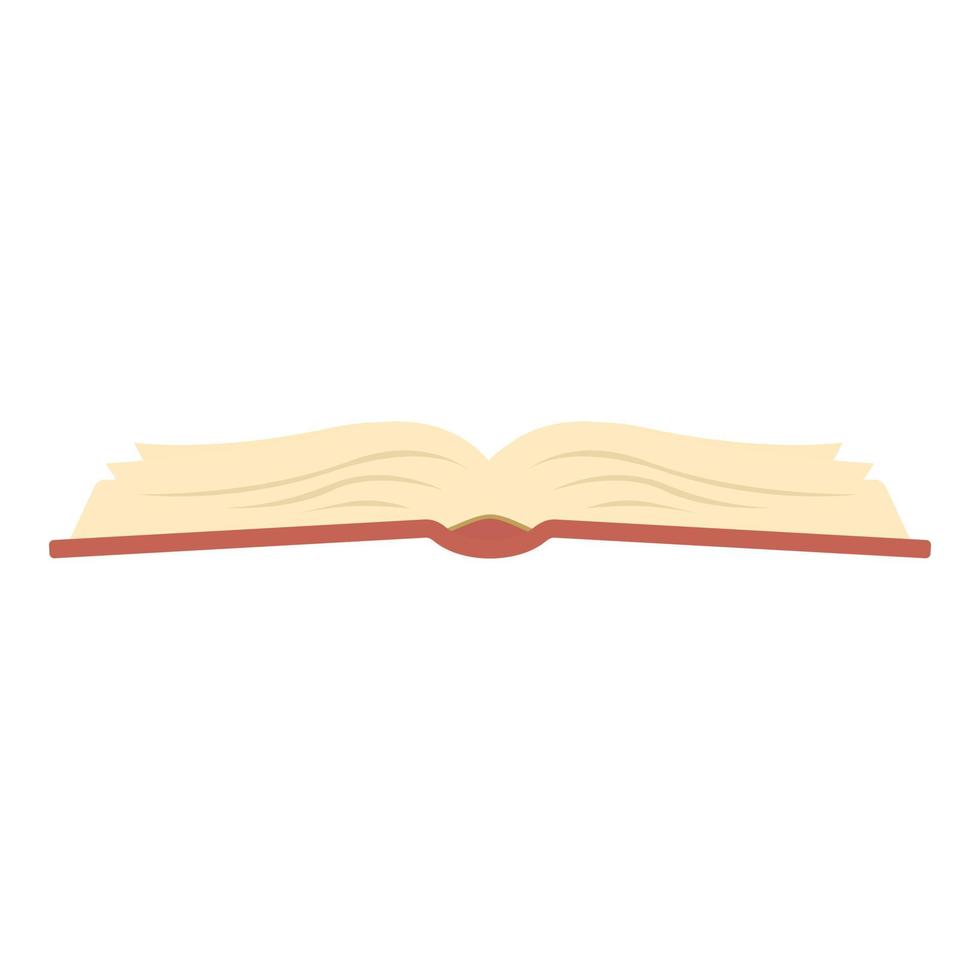 Novel book icon cartoon vector. Open school vector
