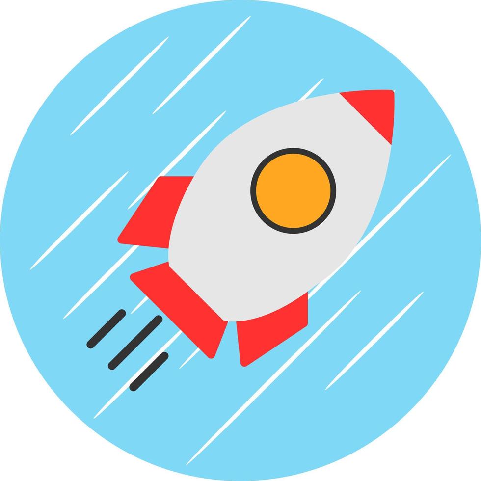 diseño de icono de vector de cohete