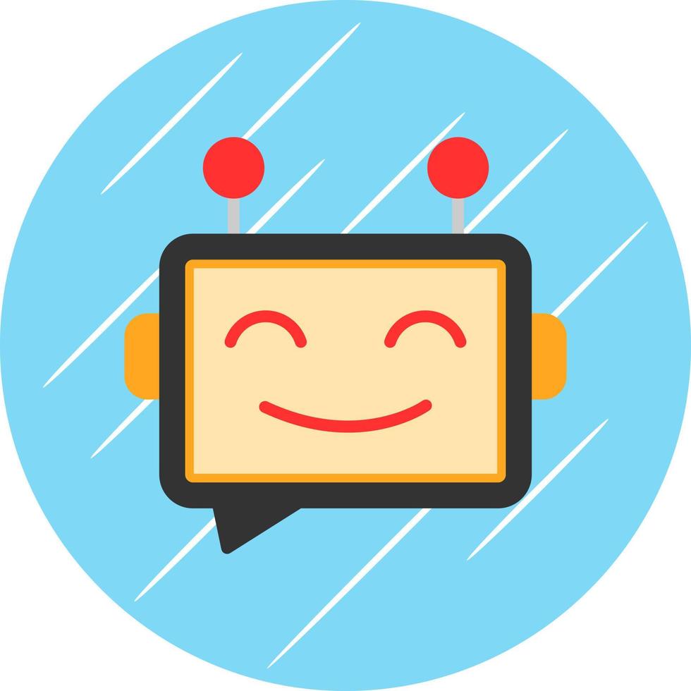 diseño de icono de vector de chatbot