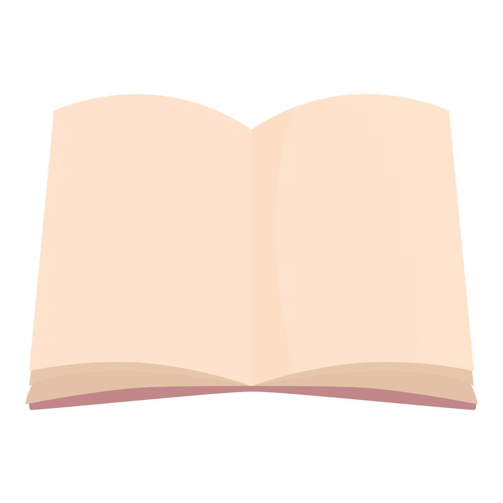 Book publication icon cartoon vector. Open study vector