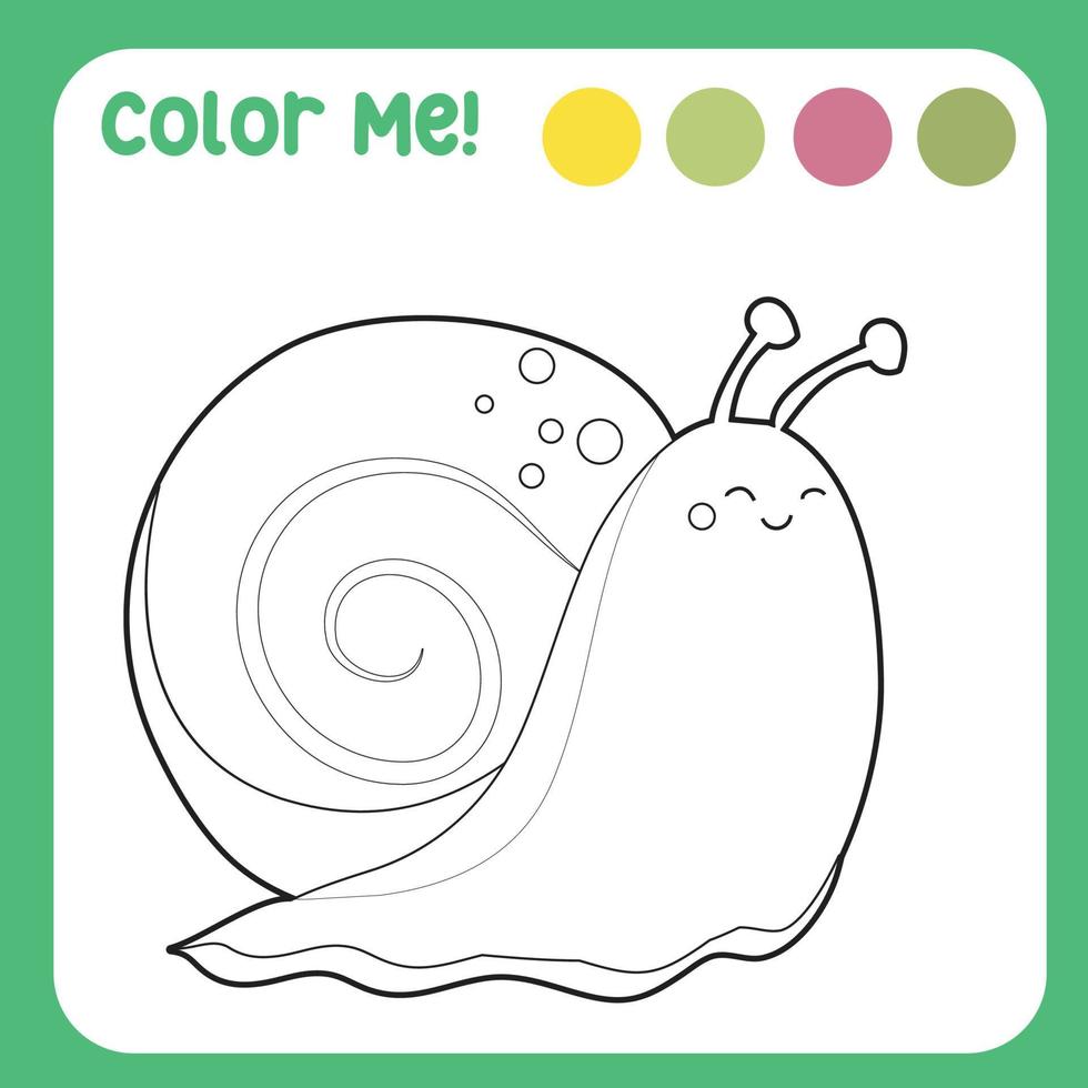 Coloring activity for children. Coloring animal worksheet. Black and white vector illustration. Motor skills education. Vector file.