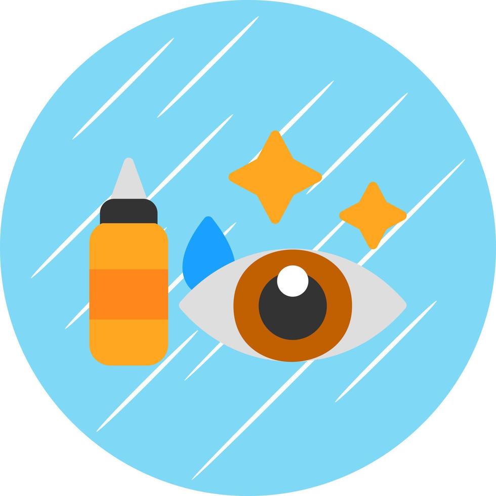 Artificial Tears Vector Icon Design