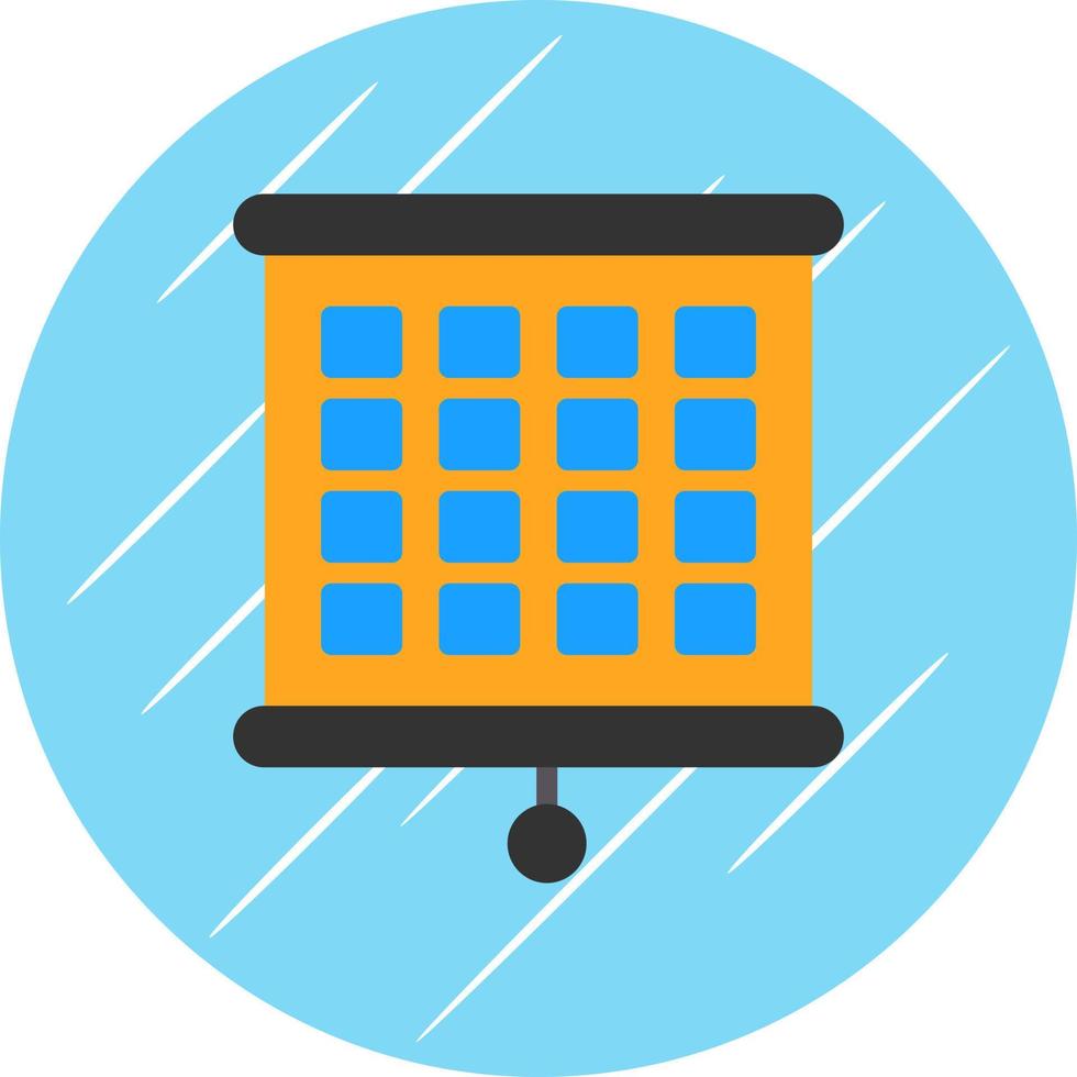 Snellen Chart Vector Icon Design
