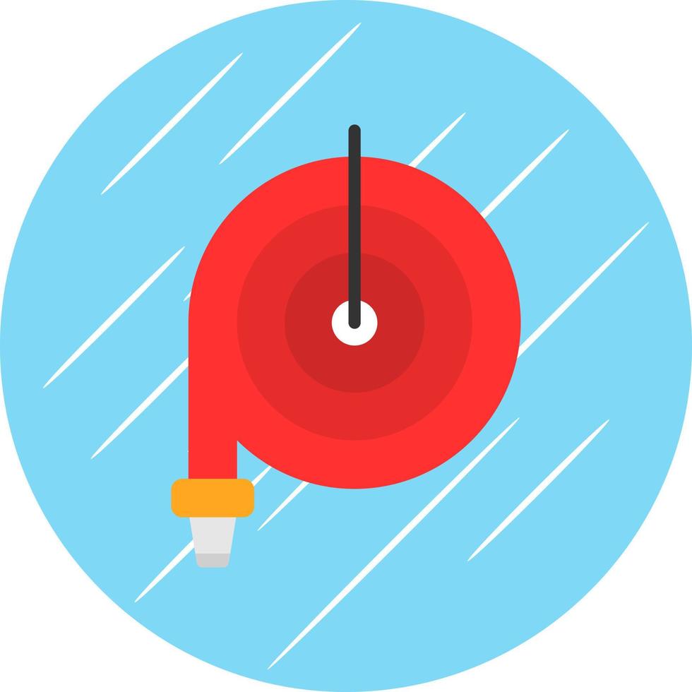 Water Hose Vector Icon Design